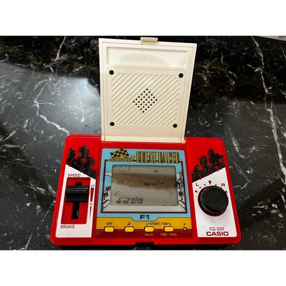 Vintage Casio Car Racing Game CG-320 Great Racer Working Rare - Picture 3 of 6